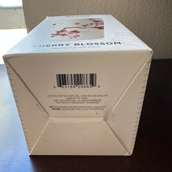 Tea Forté - Cherry Blossom Steeping Cup w/ Infuser - NWOT - Picture 7 of 13